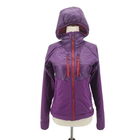 Mountain Hardwear Womens XS Jacket Kor Strata Alpine Hooded Cosmos